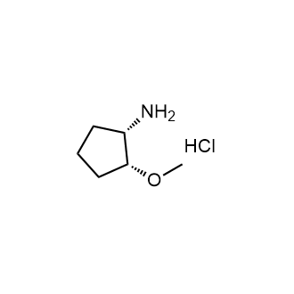 (1S,2R)-2-Methoxycyclopentan-1-aminehydrochloride Structure