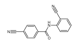 N-(2-cyanophenyl)-4-cyanobenzamide结构式