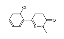 6-(2-chlorophenyl)-2-methyl-4,5-dihydropyridazin-3(2H)-one Structure