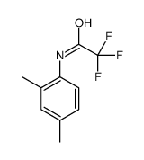 N-(2,4-dimethylphenyl)-2,2,2-trifluoro-acetamide结构式