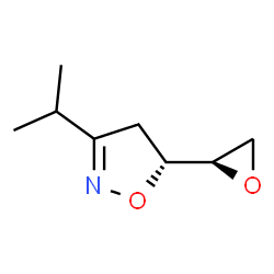 Isoxazole, 4,5-dihydro-3-(1-methylethyl)-5-oxiranyl-, (R*,R*)- (9CI) Structure