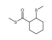 [2-Methylthio-cyclohexyl]-thioameisensaeure-S-methylester结构式