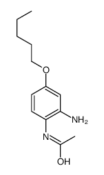 N-(2-amino-4-pentoxyphenyl)acetamide结构式