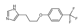 5-[3-[4-(trifluoromethyl)phenoxy]propyl]-1H-imidazole Structure