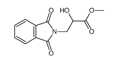 Methyl 3-(1,3-dioxoisoindolin-2-yl)-2-hydroxypropanoate Structure
