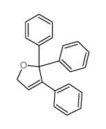 Furan,2,5-dihydro-2,2,3-triphenyl-结构式