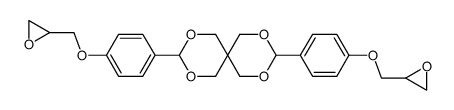 3,9-Bis-(4-oxiranylmethoxy-phenyl)-2,4,8,10-tetraoxa-spiro[5.5]undecane Structure