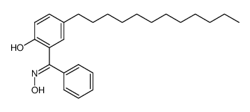 2-hydroxy-5-dodecyl benzophenone oxime Structure