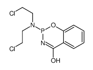2-[bis(2-chloroethyl)amino]-3H-1,3,2-benzoxazaphosphinin-4-one结构式