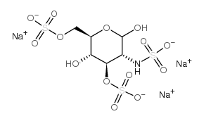 d-glucosamine-2,3,6-trisulfate, trisodium salt结构式