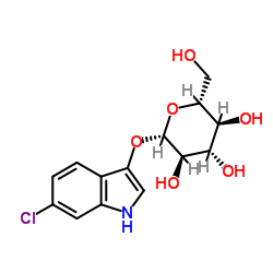 6-氯-3-吲哚基-beta-D-吡喃葡萄糖苷图片