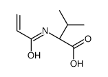 (2S)-3-methyl-2-(prop-2-enoylamino)butanoic acid结构式