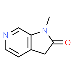 2H-Pyrrolo[2,3-c]pyridin-2-one,1,3-dihydro-1-methyl-(9CI) structure