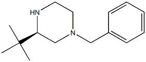 (3R)-3-(1,1-dimethylethyl)-1-(phenylmethyl)-Piperazine Structure