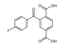 2-(4'-fluorobenzoyl)terephthalic acid结构式