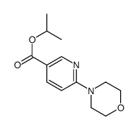 propan-2-yl 6-morpholin-4-ylpyridine-3-carboxylate Structure
