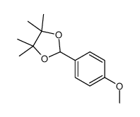 2-(4-methoxyphenyl)-4,4,5,5-tetramethyl-1,3-dioxolane Structure