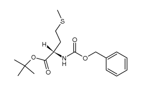benzyl (S)-1-(tert-butoxycarbonyl)-3-(methylthio)propylcarbamate结构式