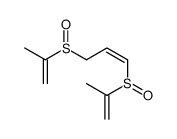 1-Propene, 1,3-bis(2-propenylsulfinyl)- structure