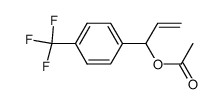 3-acetoxy-3-(4-(trifluoromethyl)phenyl)-1-propene结构式