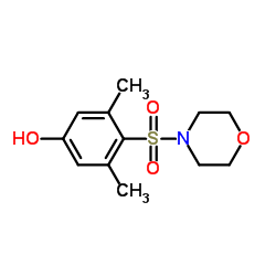 3,5-Dimethyl-4-(4-morpholinylsulfonyl)phenol结构式