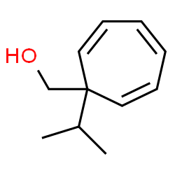 2,4,6-Cycloheptatriene-1-methanol,1-(1-methylethyl)-(9CI) Structure