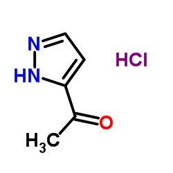 1-(1H-PYRAZOL-5-YL)ETHAN-1-ONE HYDROCHLORIDE Structure