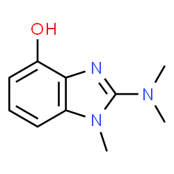 1H-Benzimidazol-4-ol,2-(dimethylamino)-1-methyl-(9CI)结构式