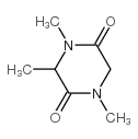 2,5-Piperazinedione,1,3,4-trimethyl-(9CI) Structure