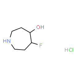 5-Fluoroazepan-4-Ol Hydrochloride Structure