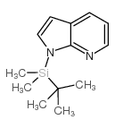 1H-Pyrrolo[2,3-b]pyridine, 1-[(1,1-dimethylethyl)dimethylsilyl]- Structure