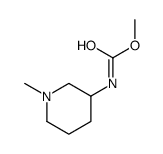 methyl N-(1-methylpiperidin-3-yl)carbamate结构式