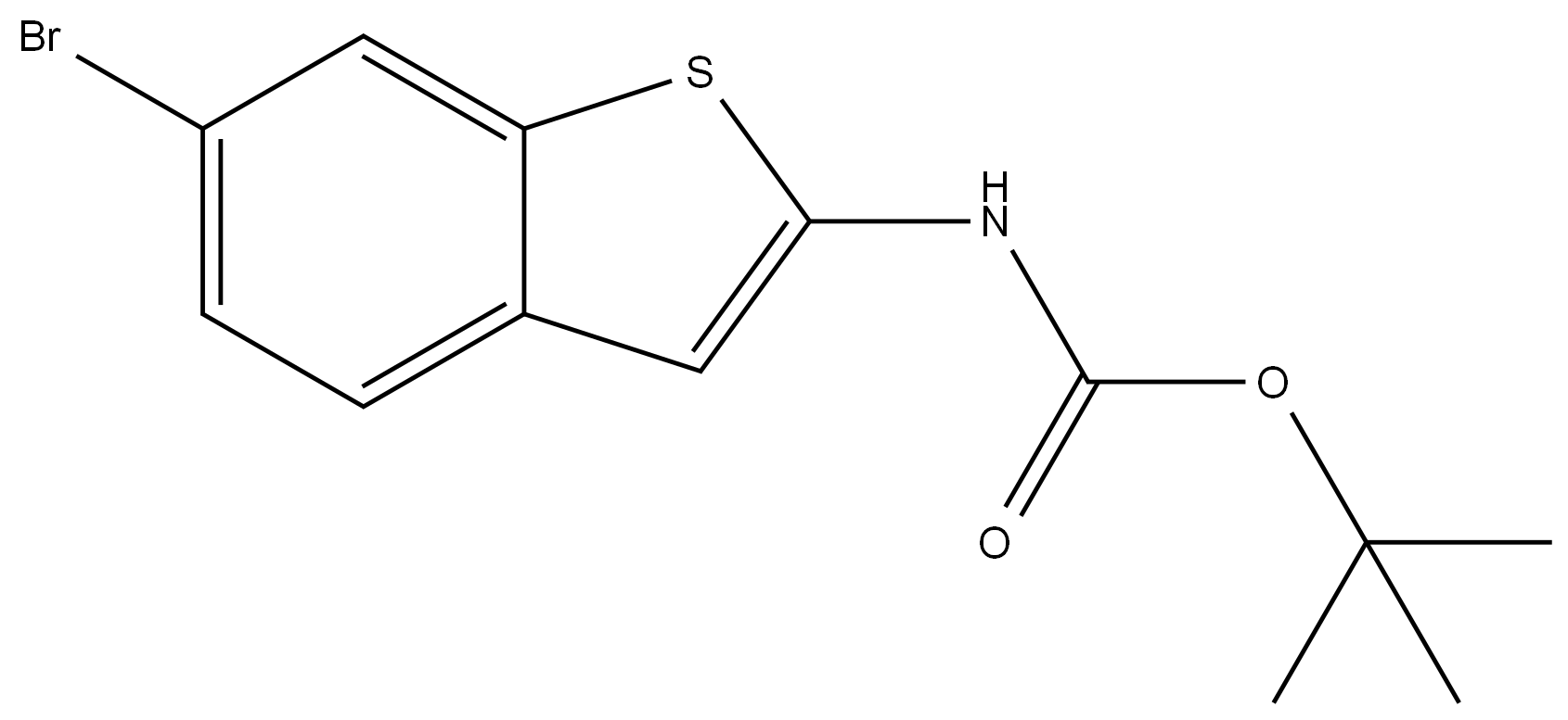 tert-butyl n-(6-bromo-1-benzothiophen-2-yl)carbamate picture