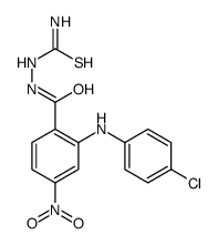 [[2-(4-chloroanilino)-4-nitrobenzoyl]amino]thiourea Structure