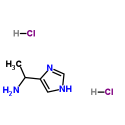 1-(1H-咪唑-5-基)乙-1-胺二盐酸盐结构式