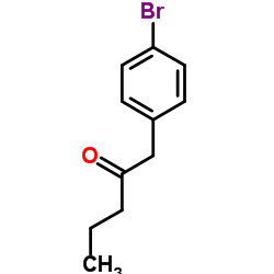 1-(4-Bromophenyl)-2-pentanone Structure