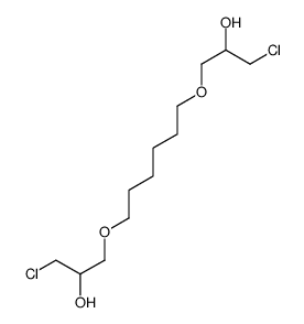 1,1'-(hexamethylenedioxy)bis(3-chloropropan-2-ol) structure