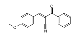 2-benzoyl-3-(4-methoxy-phenyl)-acrylonitrile Structure