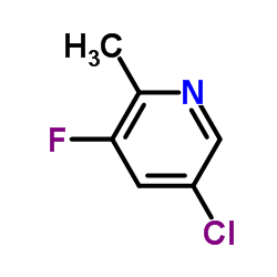 5-氯-3-氟-2-吡啶甲腈结构式