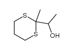 2-methyl 2-(1'-hydroxyethyl-1')-1,3-dithiane Structure