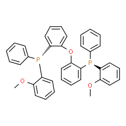 (1S,1''S)-(-)-(氧双(2,1-亚苯基))双((2-甲氧基苯基)(苯基)膦)结构式