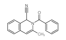 1-Isoquinolinecarbonitrile,2-benzoyl-1,2-dihydro-3-methyl- picture