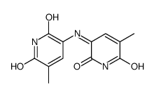 3-[(6-hydroxy-5-methyl-2-oxo-1H-pyridin-3-yl)imino]-5-methylpyridine-2,6-dione Structure