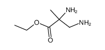 Alanine, 2-(aminomethyl)-, ethyl ester (9CI)结构式