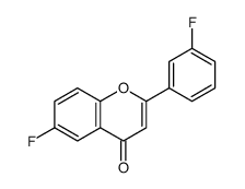 6-fluoro-2-(3-fluorophenyl)chromen-4-one Structure