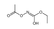 (acetyloxy)-Carbamic acid, ethyl ester Structure