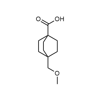 4-(Methoxymethyl)bicyclo[2.2.2]Octane-1-carboxylic acid Structure