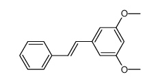 3,5-dimethoxy-stilbene Structure