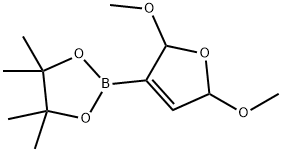 2,5-Dimethoxy-2,5-dihydrofuran-3-boronic acid pinacol ester结构式