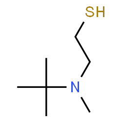 Ethanethiol, 2-[(1,1-dimethylethyl)methylamino]- (9CI) Structure